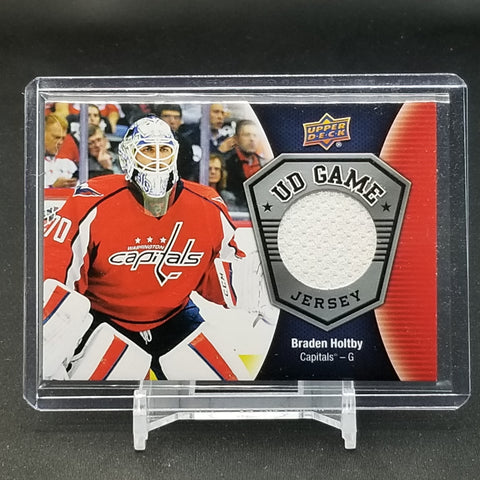 2016 UPPER DECK SERIES ONE - UD GAME JERSEY - B. HOLTBY - #GJ-BH - RELIC