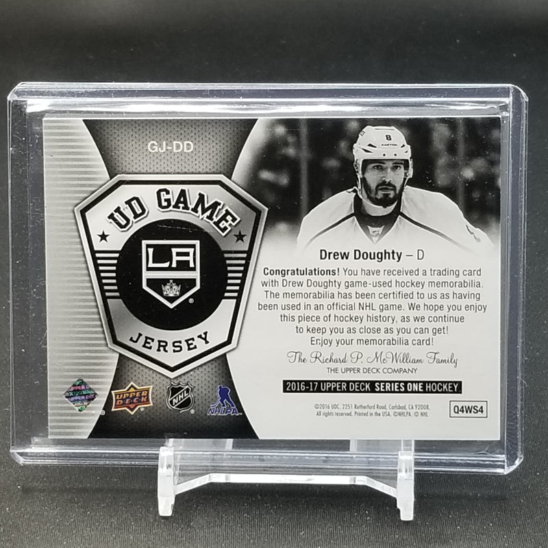 2016 UPPER DECK SERIES ONE - UD GAME JERSEY - D. DOUGHTY -
