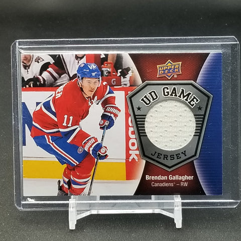 2016 UPPER DECK SERIES ONE - UD GAME JERSEY - B. CALLAGHER - #GJ-BG - RELIC
