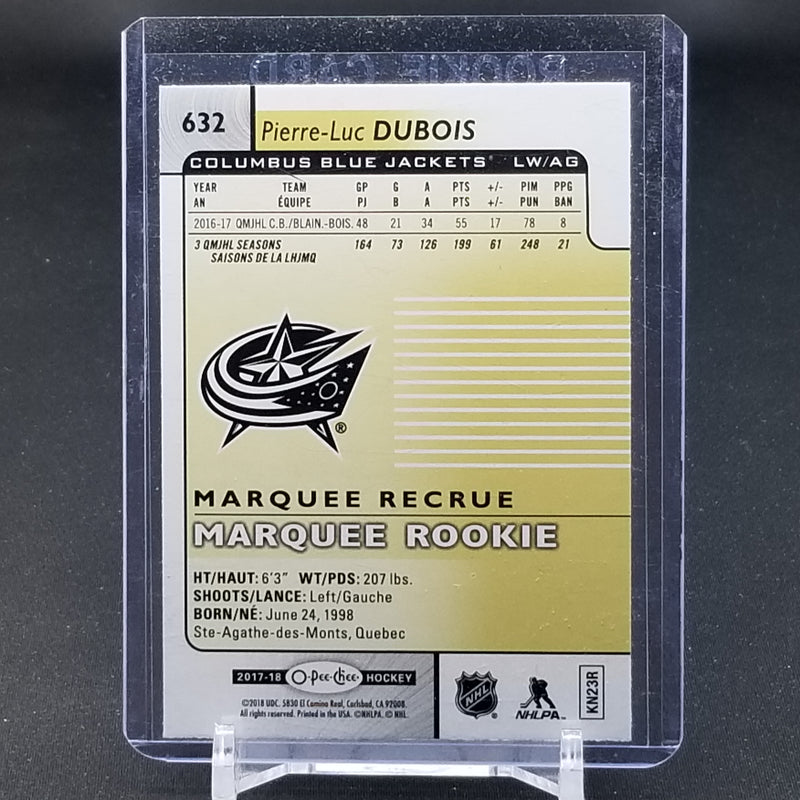 2017 UPPER DECK O-PEE-CHEE - SILVER - MARQUEE ROOKIE - P. DUBOIS -