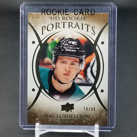 2018 UPPER DECK SERIES TWO - UD ROOKIE PORTRAITS - I. LUNDESTROM - #P-81 - #'D/99 - RC