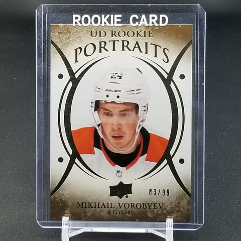 2018 UPPER DECK SERIES TWO - UD ROOKIE PORTRAITS - M. VOROBYEV - #P-67 - #'D/99 - RC