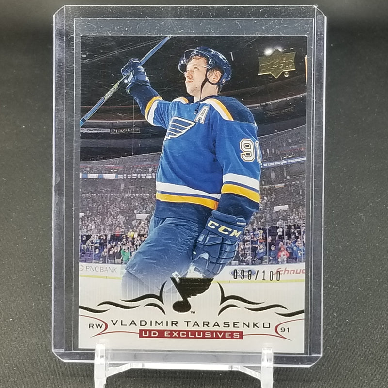 2018 UPPER DECK SERIES ONE - UD EXCLUSIVES - V. TARASENKO - #154 - #'D/100