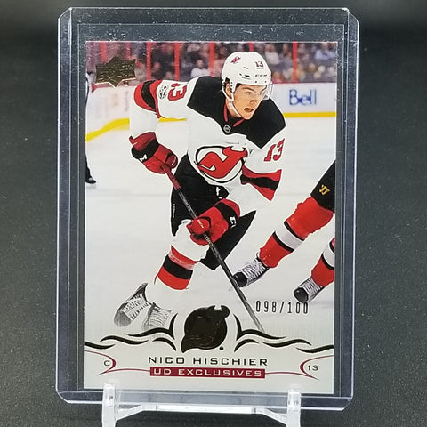 2018 UPPER DECK SERIES ONE - UD EXCLUSIVES - N. HISCHIER - #110 - #'D/100