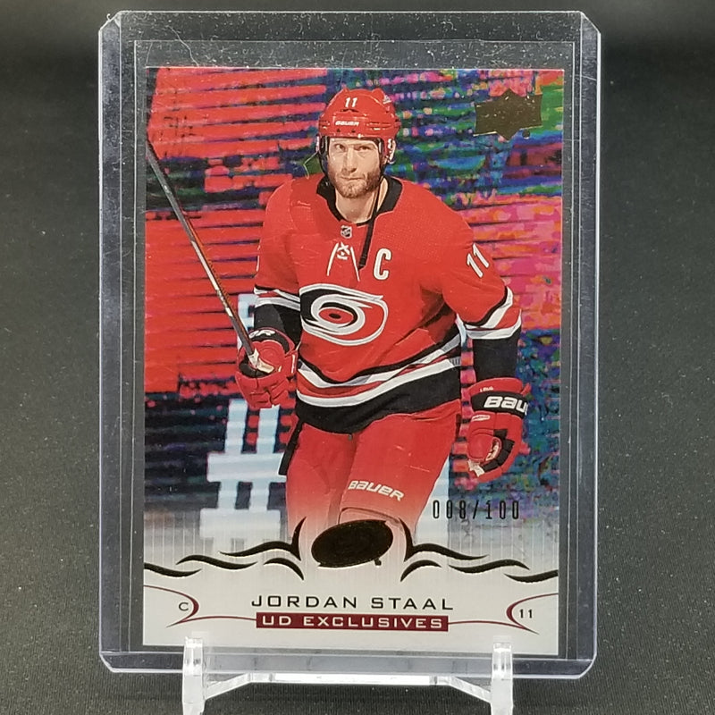 2018 UPPER DECK SERIES ONE - UD EXCLUSIVES - J. STAAL - #37 - #'D/100