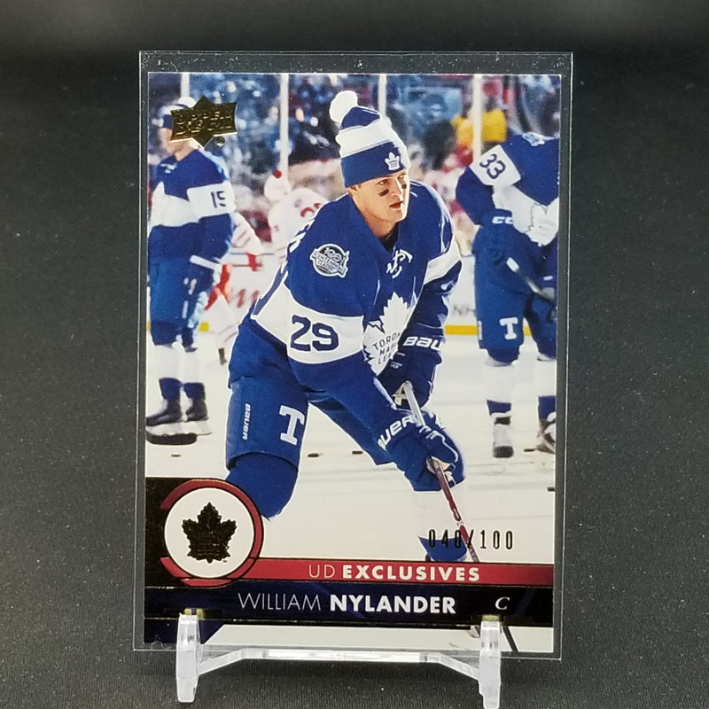 2017 UPPER DECK SERIES ONE - UD EXCLUSIVES - W. NYLANDER - #176 - #'D/100