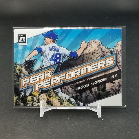 2019 PANINI DONRUSS OPTIC - PEAK PERFORMERS - J. DEGROM - #PP-5