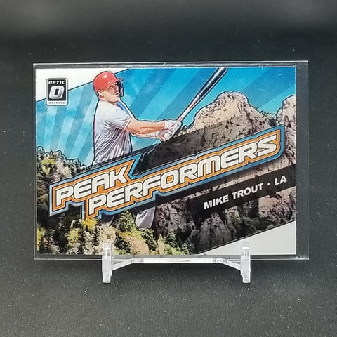 2019 PANINI DONRUSS OPTIC - PEAK PERFORMERS - M. TROUT - #PP-12
