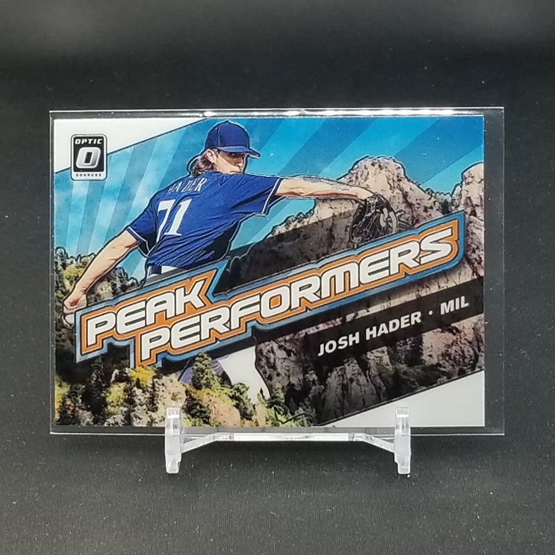 2019 PANINI DONRUSS OPTIC - PEAK PERFORMERS - J. HADER -