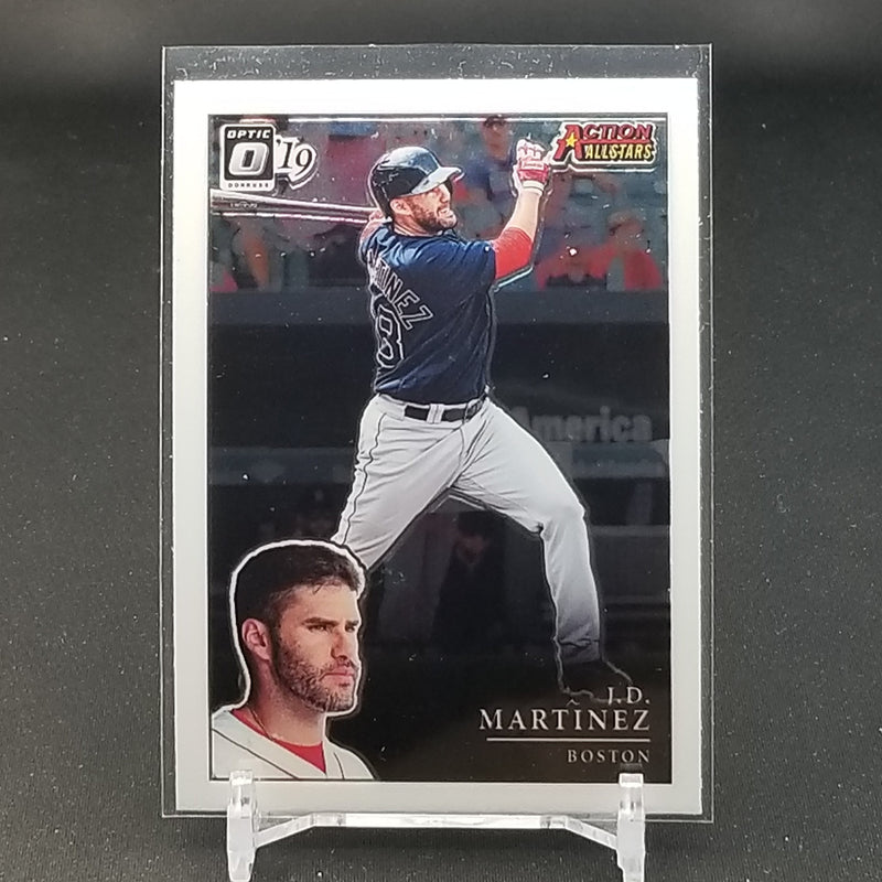 2019 PANINI DONRUSS OPTIC - ACTION ALL STARS - J.D. MARTINEZ -