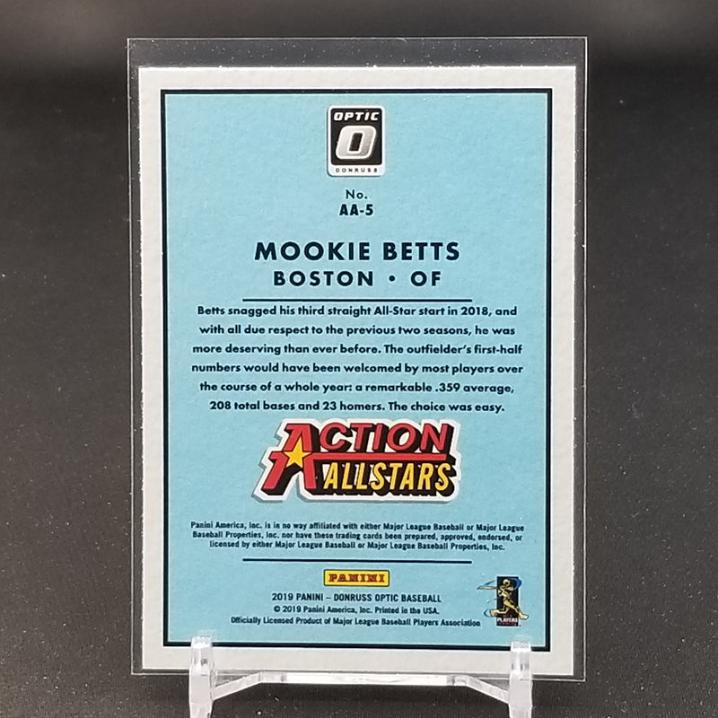 2019 PANINI DONRUSS OPTIC - ACTION ALL STARS - M. BETTS -