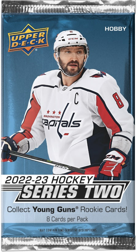 2022 UPPER DECK SERIES TWO HOCKEY HOBBY PACK