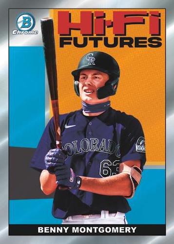 2022 TOPPS BOWMAN - CHROME - HI-FI FUTURES - SINGLES - HIFI1-HIFI25 - YOU PICK FROM LIST