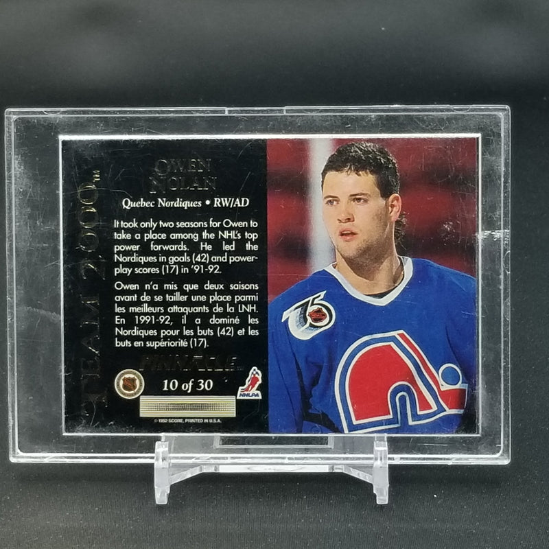 1992 SCORE PINNACLE - TEAM 2000 - O. NOLAN -