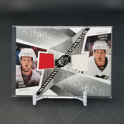 2008 UPPER DECK SPX - E. STAAL/ J. STAAL - #WC-SS - DUAL RELIC