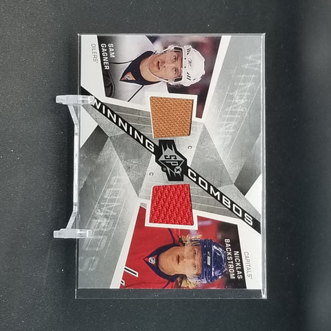 2008 UPPER DECK SPX - S. GAGNER/ N. BACKSTROM - #WC-GB - DUAL RELIC