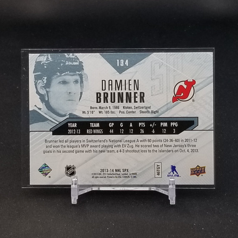 2013 UPPER DECK NHL SPX - D. BRUNNER -
