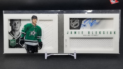 2013 PANINI PLAYBOOK - DUAL ROOKIE CLASS - J. OLEKSIAK - #158 - #'D/199 - RELIC - AUTOGRAPH - RC
