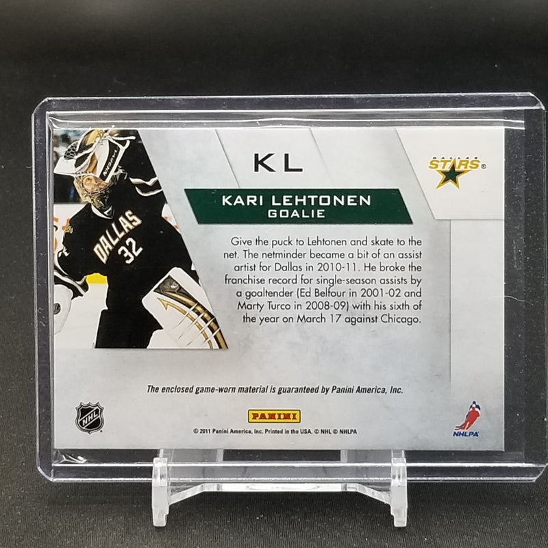 2011 PANINI ZENITH - WINTER WARRIORS - K. LEHTONEN -