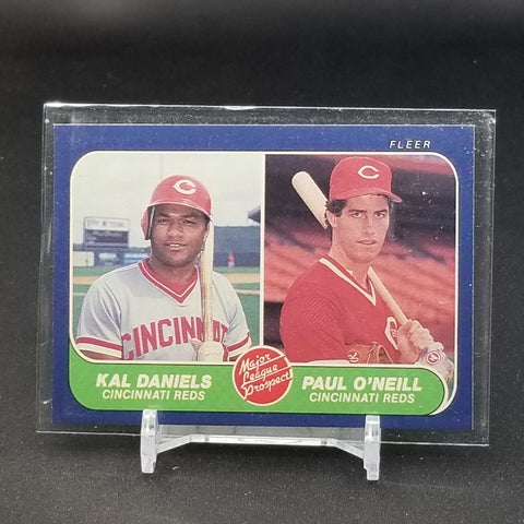 1986 FLEER - MAJOR LEAGUE PROSPECTS - K. DANIELS/ P. O.NEILL - #646