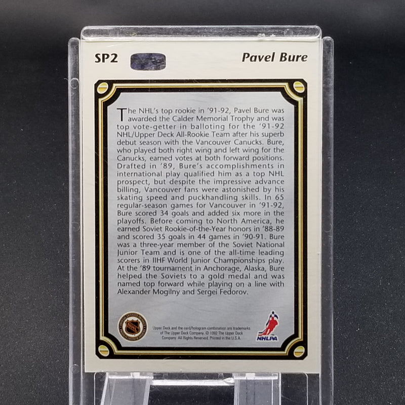 1993 UPPER DECK - ALL ROOKIE TEAM - P. BURE -