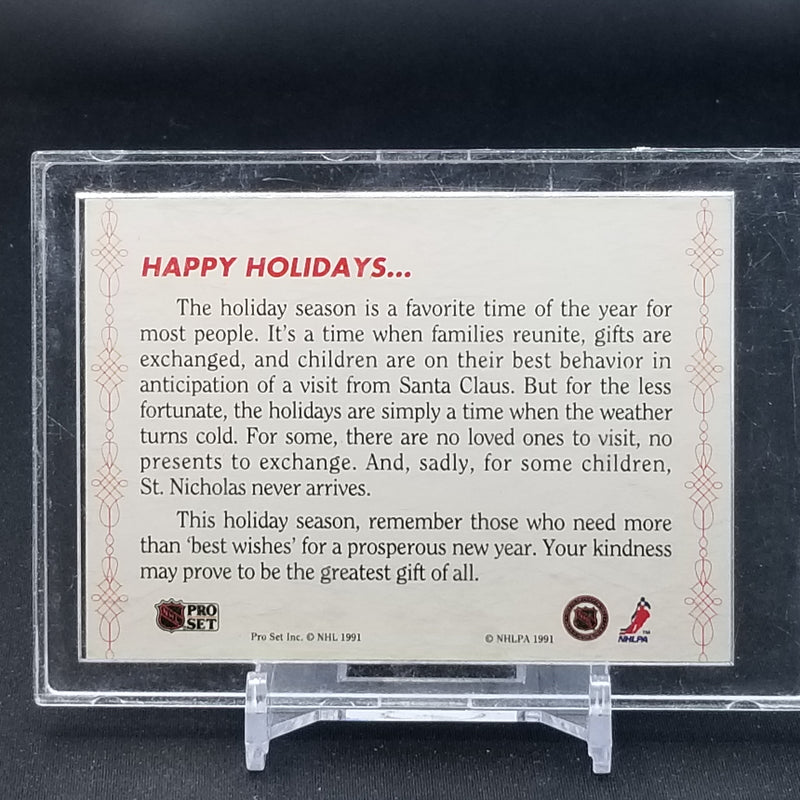 1991 NHL PRO SET - PARKHURST - HAPPY HOLIDAYS