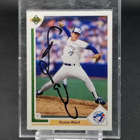 1990 UPPER DECK - D. WARD - #581 - AUTOGRAPH