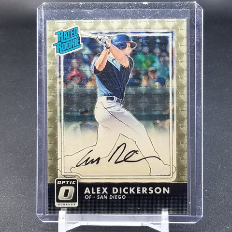 2016 PANINI OPTIC DONRUSS - SUPER REFRACTOR - RATED ROOKIE - A. DICKERSON - #173 - #'D/1 - AUTOGRAPH - RC
