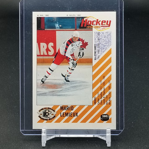 1992 PANINI - M. LEMIEUX - STICKER - #280