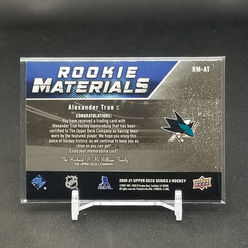 2020 UPPER DECK SERIES TWO - ROOKIE MATERIALS - A. TRUE -