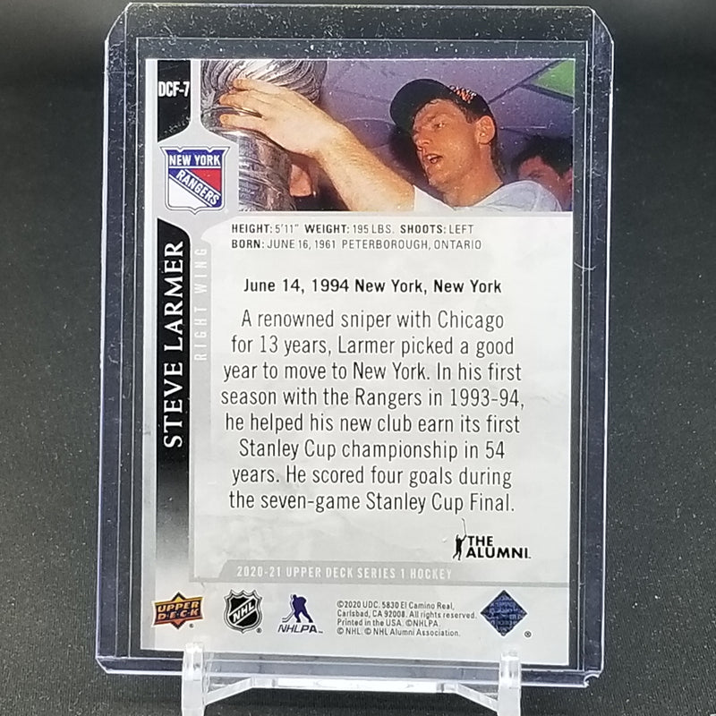 2020 UPPER DECK SERIES ONE - DAY WITH THE CUP - S. LARMER -