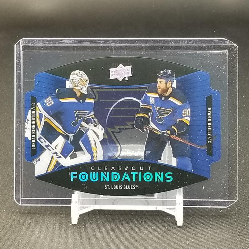 2020 UPPER DECK SERIES ONE - CLEARCUT FOUNDATIONS - R. O'REILLY / J. BINNINGTON -