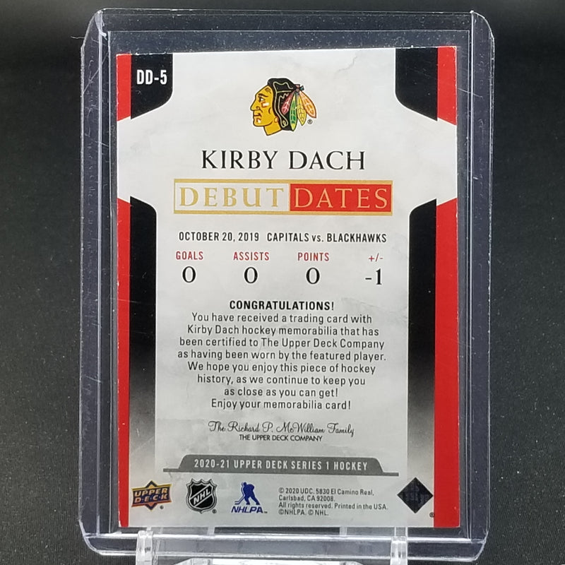 2020 UPPER DECK SERIES ONE - DEBUT DATES - K. DACH -