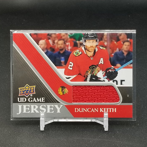 2020 UPPER DECK SERIES ONE - UD GAME JERSEY - D. KEITH - #GJ-DK - RELIC
