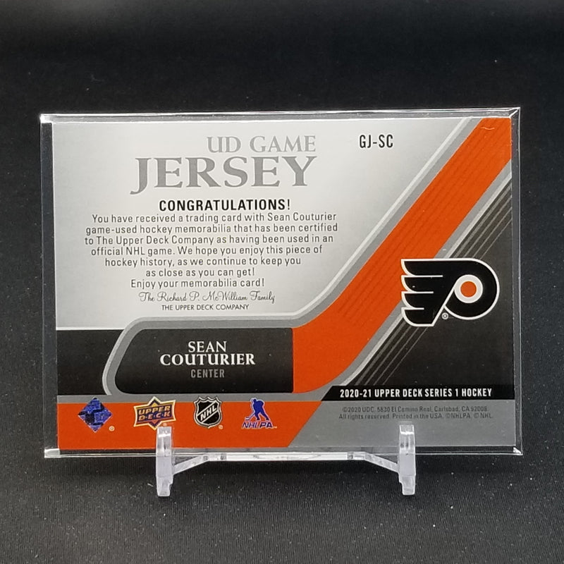 2020 UPPER DECK SERIES ONE - UD GAME JERSEY - S. COUTURIER -