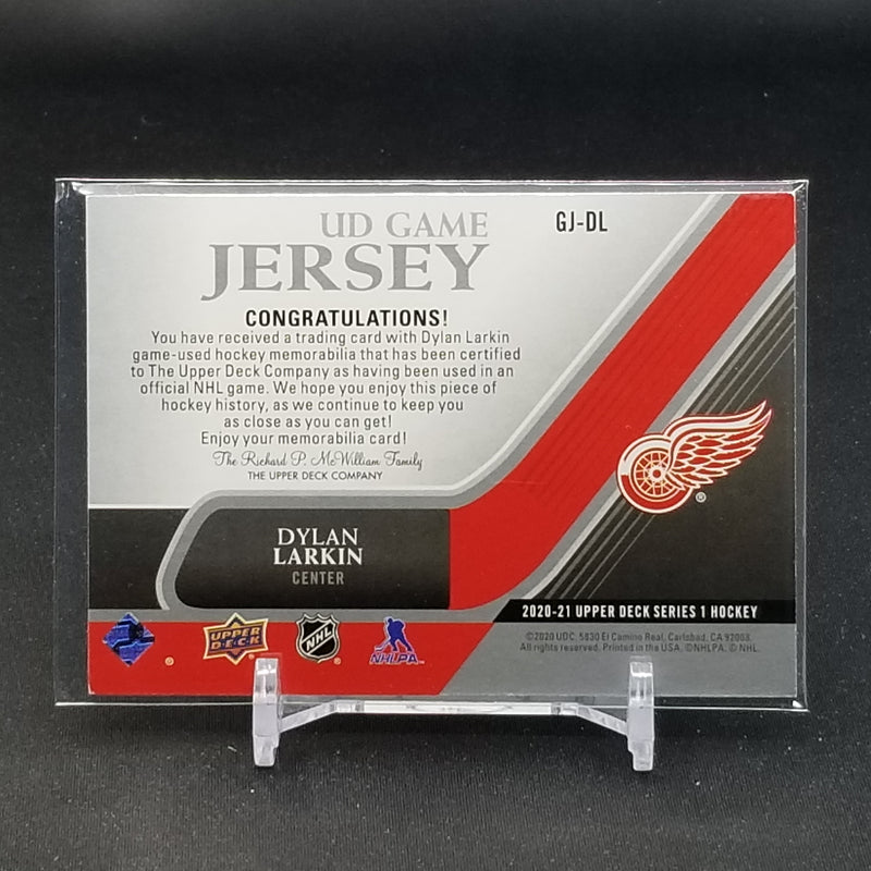 2020 UPPER DECK SERIES ONE - UD GAME JERSEY - D. LARKIN -
