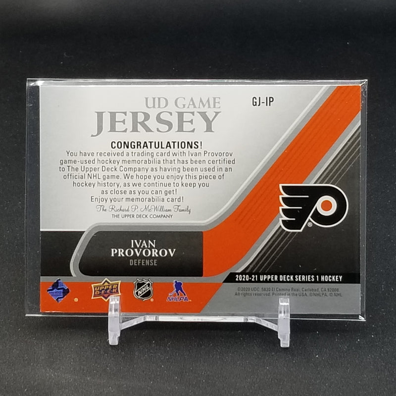 2020 UPPER DECK SERIES ONE - UD GAME JERSEY - I. PROVOROV -