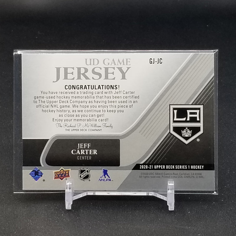 2020 UPPER DECK SERIES ONE - UD GAME JERSEY - J. CARTER -