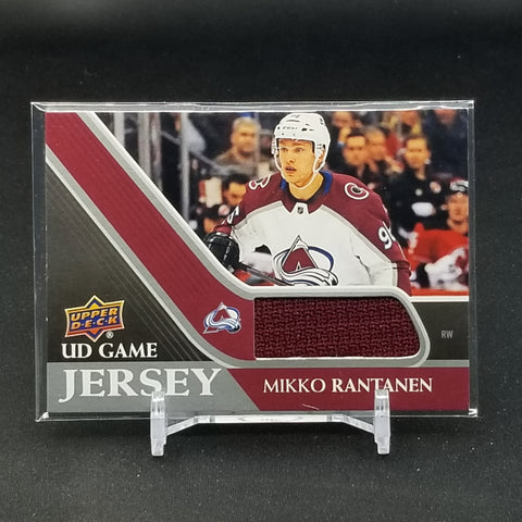 2020 UPPER DECK SERIES ONE - UD GAME JERSEY - M. RANTANEN - #GJ-MR - RELIC