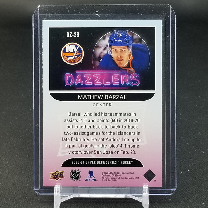 2020 UPPER DECK SERIES ONE - PINK DAZZLER - M. BARZAL -