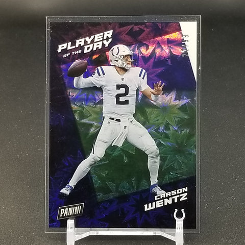 2021 PANINI PLAYER OF THE DAY - STAR FOIL - C. WENTZ - #12 - #'D/99