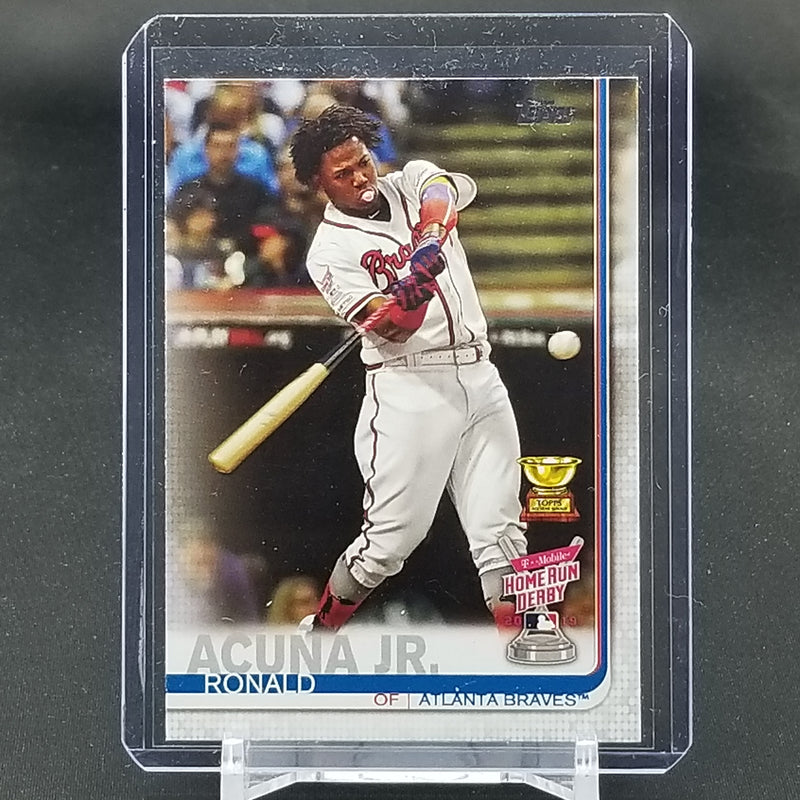 2019 TOPPS UPDATE SERIES - HOME RUN DERBY - CUP CARD - R. ACUNA JR. -