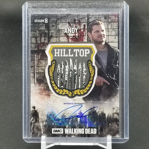 2018 TOPPS AMC TV SERIES - THE WALKING DEAD - J. PALKO AS ANDY - #PAR-HA - RELIC - AUTOGRAPH