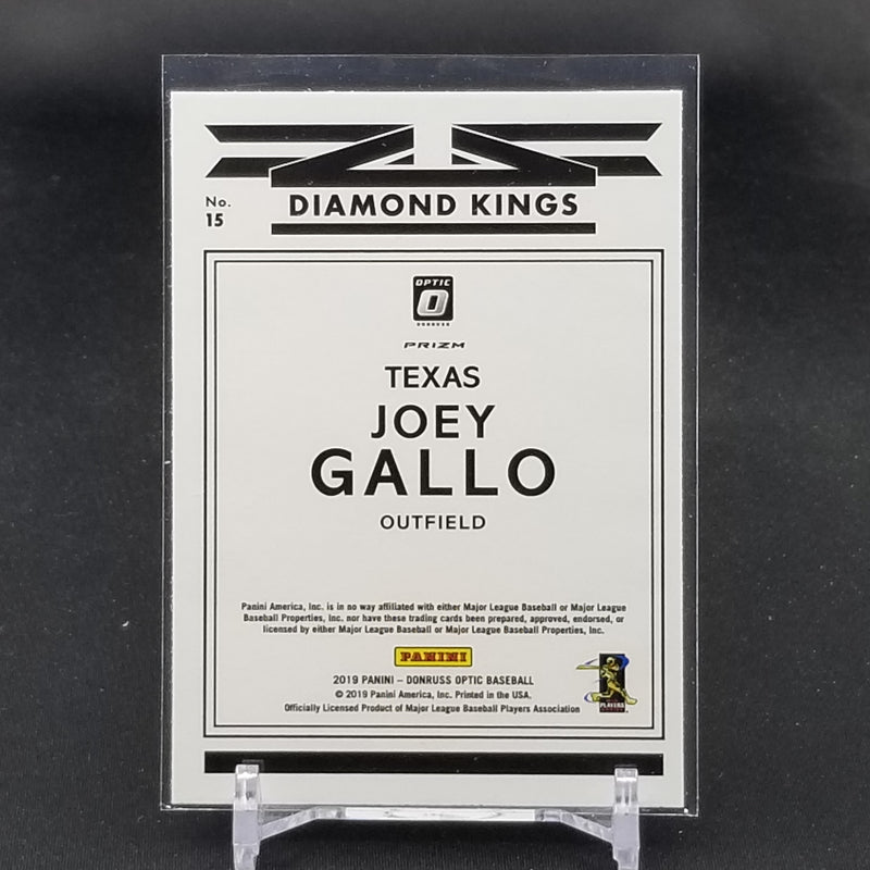 2019 PANINI DONRUSS OPTIC - DIAMOND KINGS - J. GALLO -