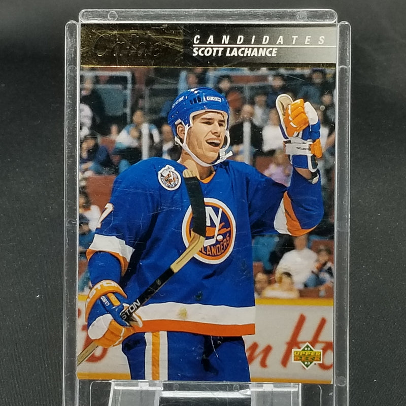 1992 UPPER DECK - CALDER CANDIDATES - S. LACHANCE -