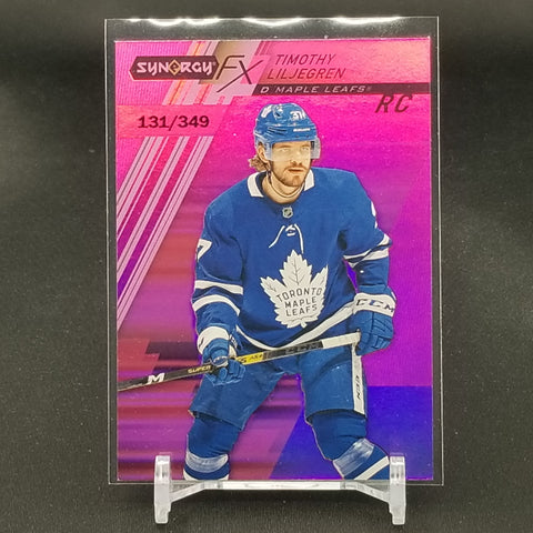 2020 UPPER DECK SYNERGY FX - PINK - T. LILJEGREN - #FXR-TL - #'D/349 - RC