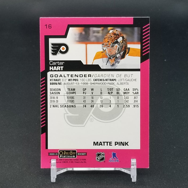 2020 UPPER DECK O-PEE-CHEE PLATINUM - MATTE PINK - SELECT PLAYER BELOW