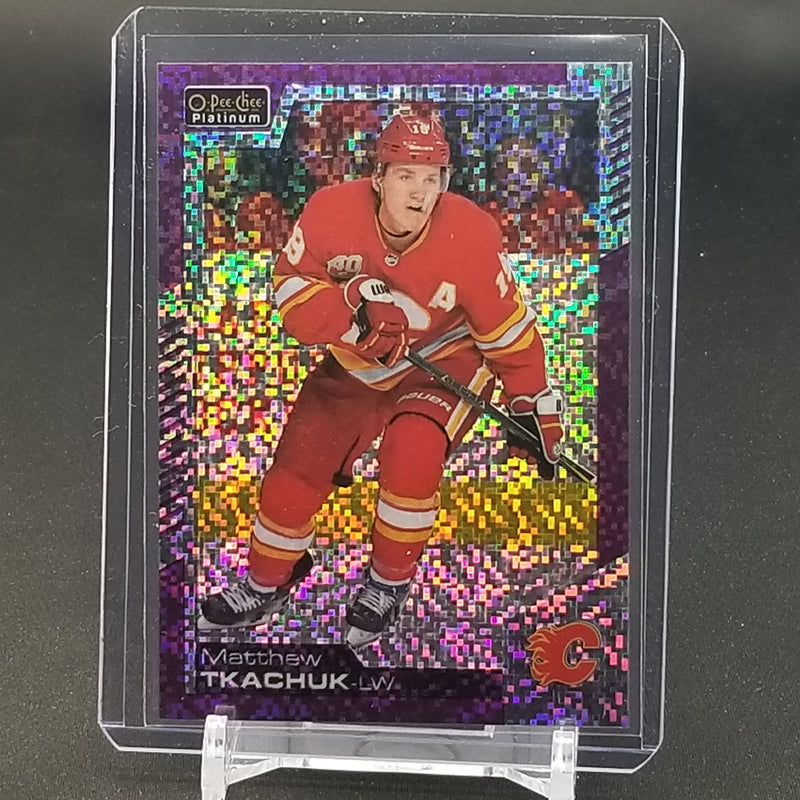 2020 UPPER DECK O-PEE-CHEE PLATINUM - VIOLET PIXELS - M. TKACHUK - #18 - #'D/399