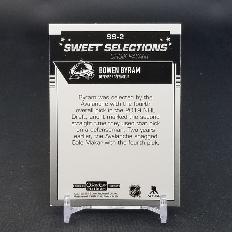 2020 UPPER DECK O-PEE-CHEE PLATINUM - SWEET SELECTIONS - SELECT PLAYER BELOW