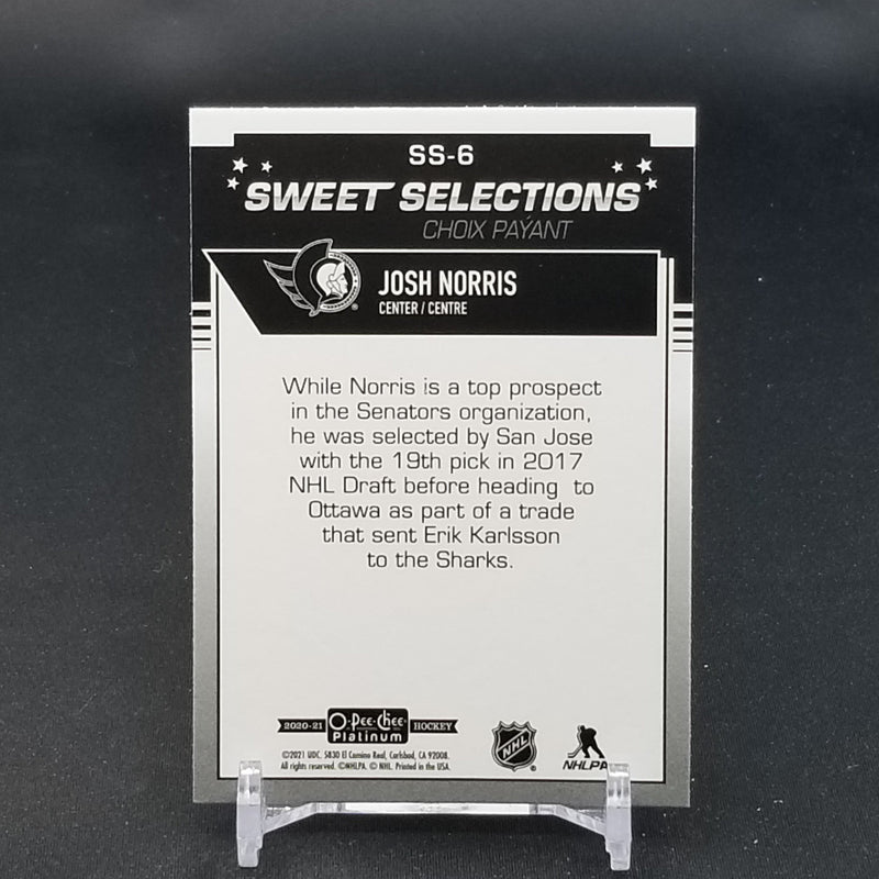 2020 UPPER DECK O-PEE-CHEE PLATINUM - SWEET SELECTIONS - SELECT PLAYER BELOW